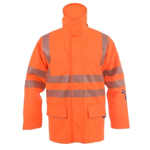 Bodyguard High Visibility FR Arc Storm Coat Orange