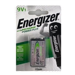 Energizer Rechargeable Power Plus 9V (Each)