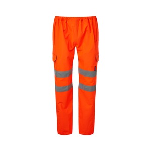 Bodyguard High Visibility Breathable Overtrousers Tall Orange